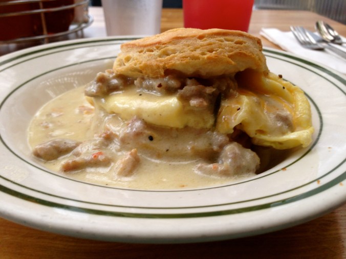 Rob Evans w/ Biscuit at Pies & Thighs